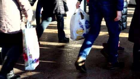 passengers at the kiev railway station.