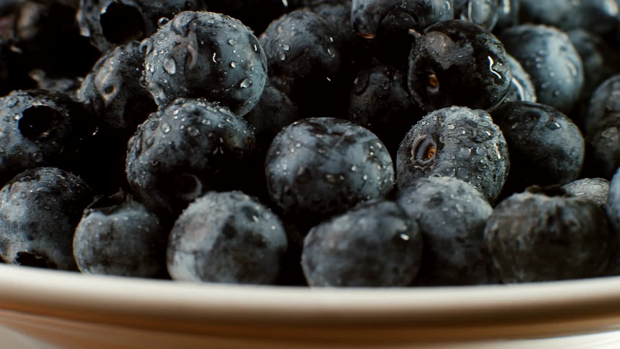 멋진 농장 신선한 블루베리.