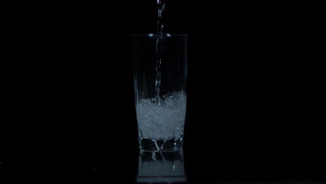 water being poured into a glass