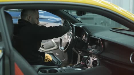 professional car detailing – washing, ceramic coating, and interior cleaning