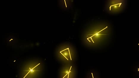 electrical arcs neon lightning retro future vr voltage glow vector tron loop 4k