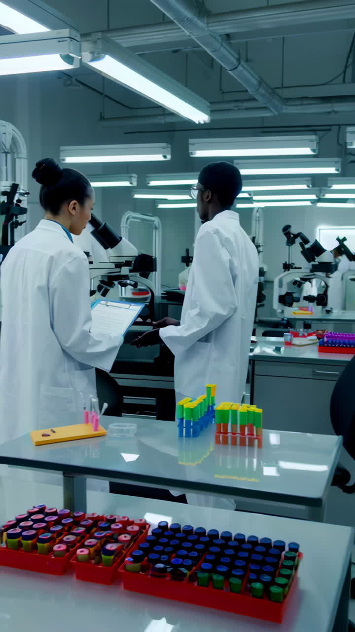 científicos en un laboratorio