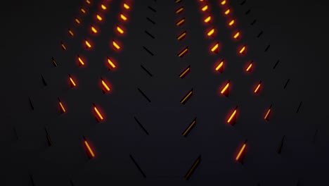 fondo gráfico de movimiento hexagonal de bucle 3d