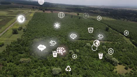 Drone-view--Africa-Forest--Kenya-and-Tanzania-Bush-fire-on-slopes-of-mount-Kilimanjaro-Loitokitok-Kenya