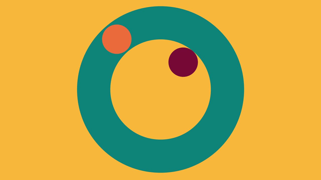 fondo abstracto de formas redondas de colores de diferentes tamaños, generadas por computadora. representación 3d de formas geométricas planas