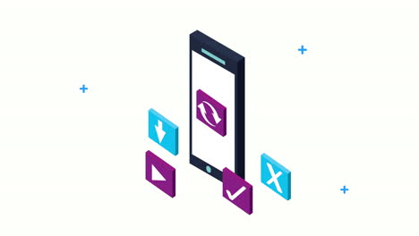tecnología de redes sociales con teléfono inteligente