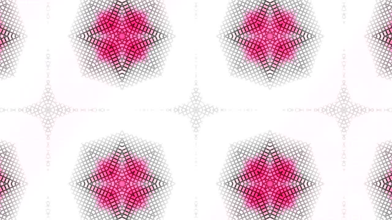 kaleidoscopio en movimiento. gráficos en movimiento de 4k