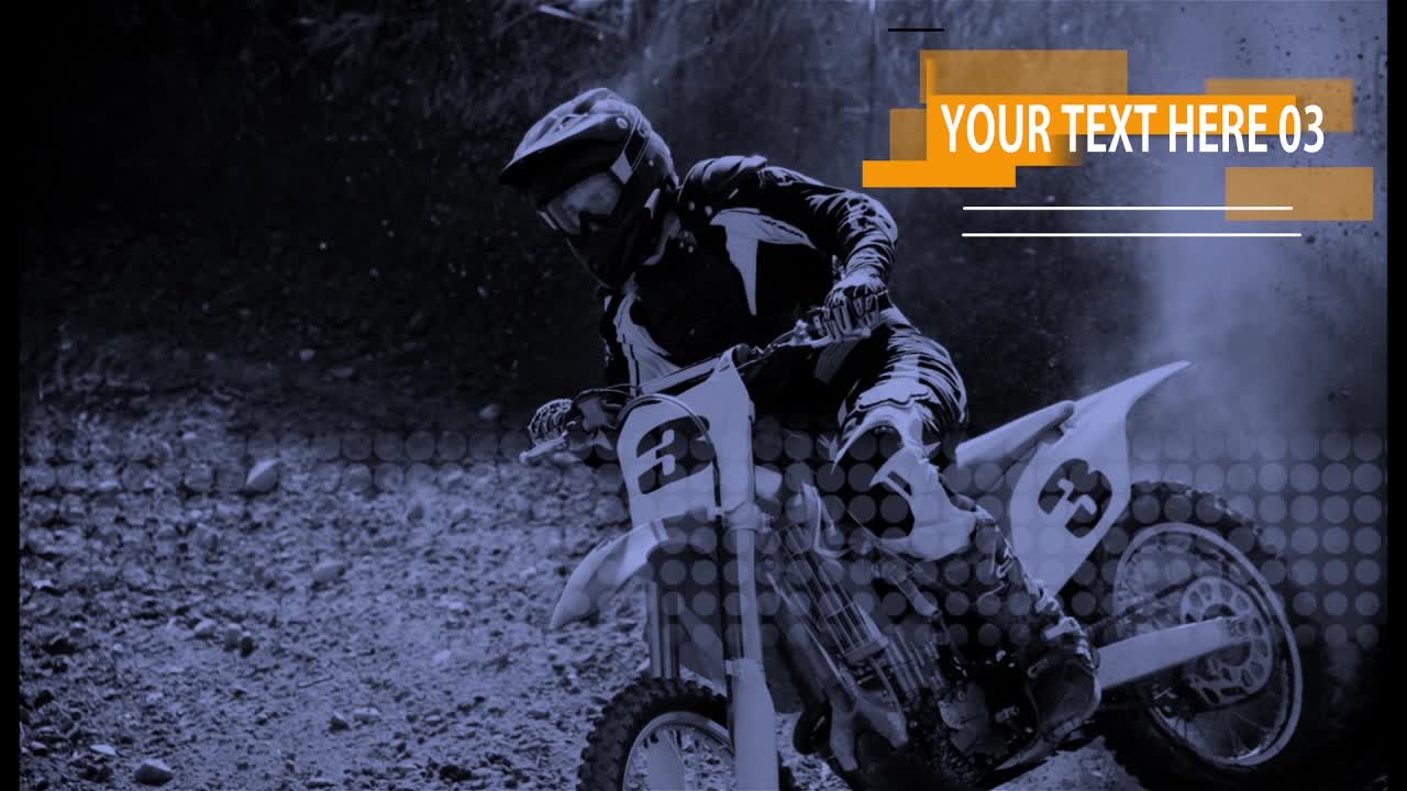 Dynamic video template for stylish titles, modern promo, fashion, or intro