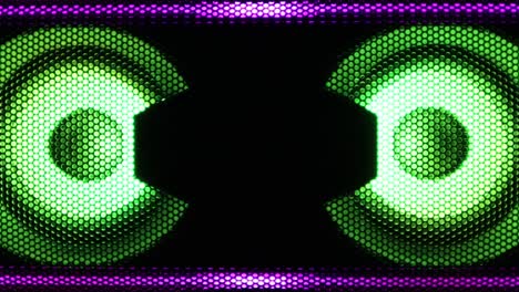 musical speaker with beautiful color illumination