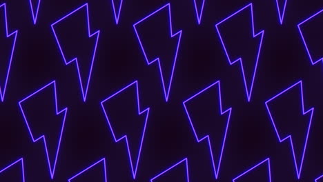 Dynamic-blue-lightning-bolts-in-zigzag-pattern-on-dark-background