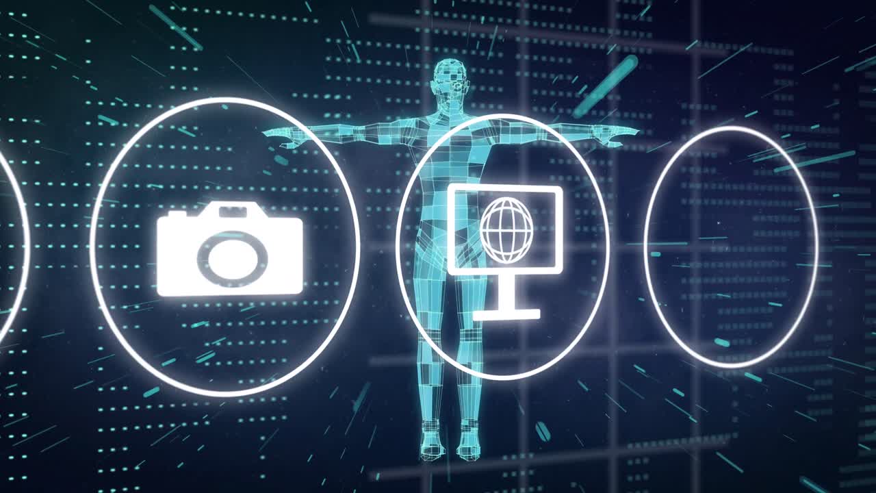 아이콘의 애니메이션, 데이터 처리에 대한 인체