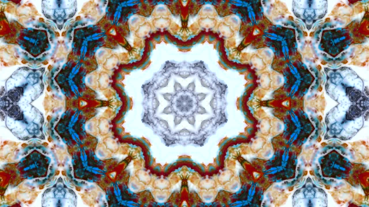 movimiento de fondo de kaleidoscopio abstractamente colorido