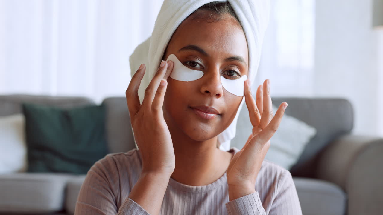 Woman face, skincare wellness