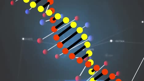 Animation-of-dna-strands-spinning-and-data-processing