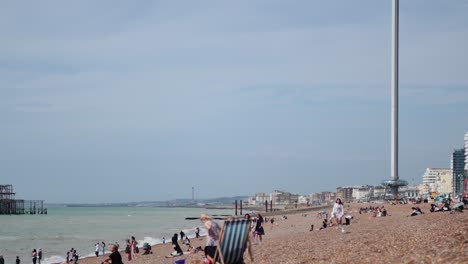 people enjoying a sunny day at the beach