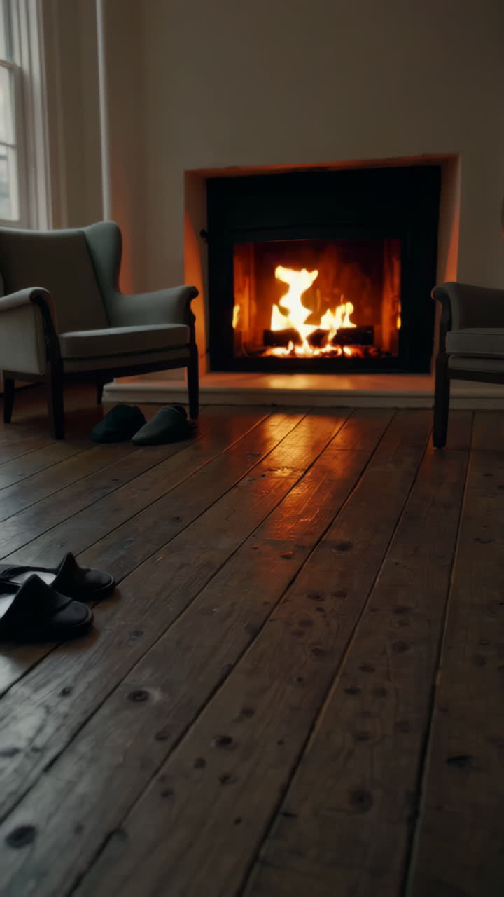 Cozy Living Room with Fireplace