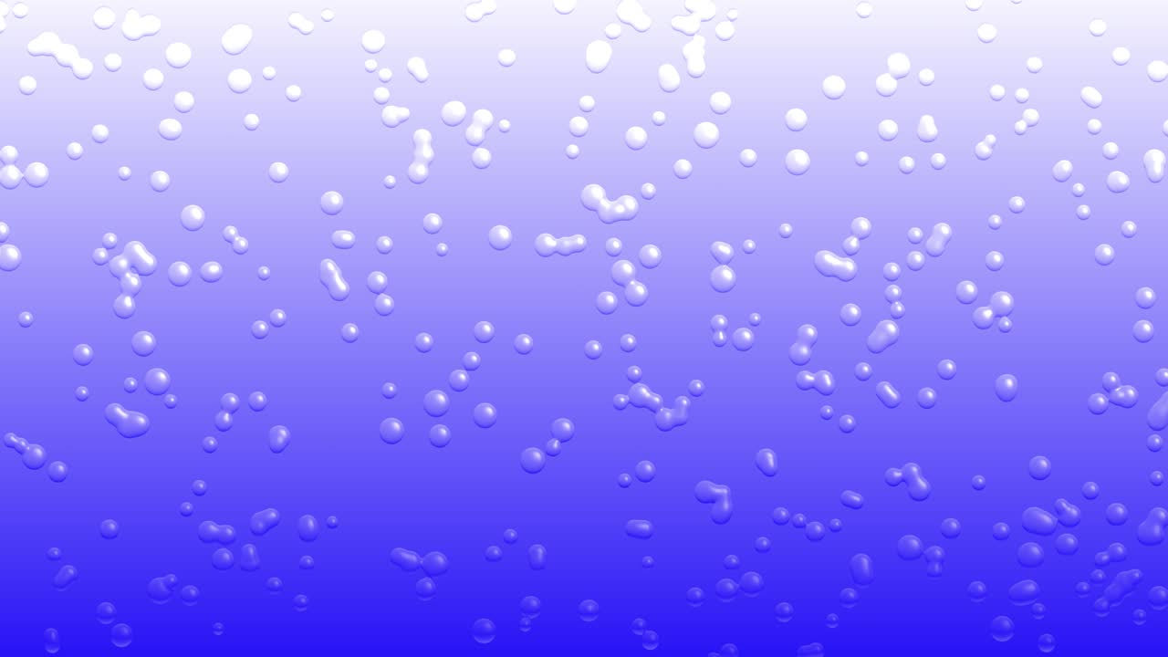 유리 방울 물방울 분류 모션 그래픽