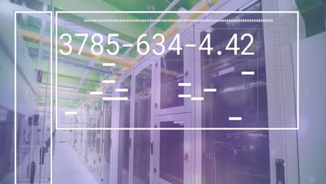 Animation-of-data-processing-over-computer-servers