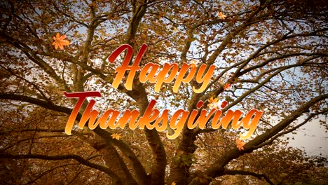 happy thanksgiving day, seamless loop, 4k