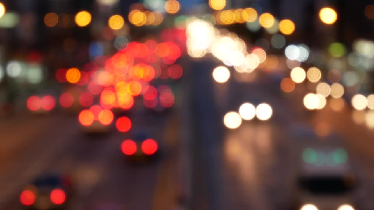 semáforo fuera de foco