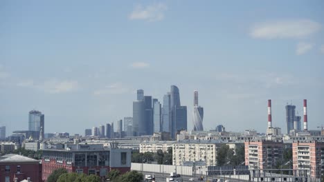 moscow cityscape view