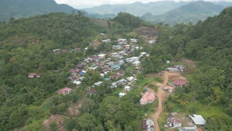 hermosa vista aérea de de'remin kpg sapit padawan sarawak
