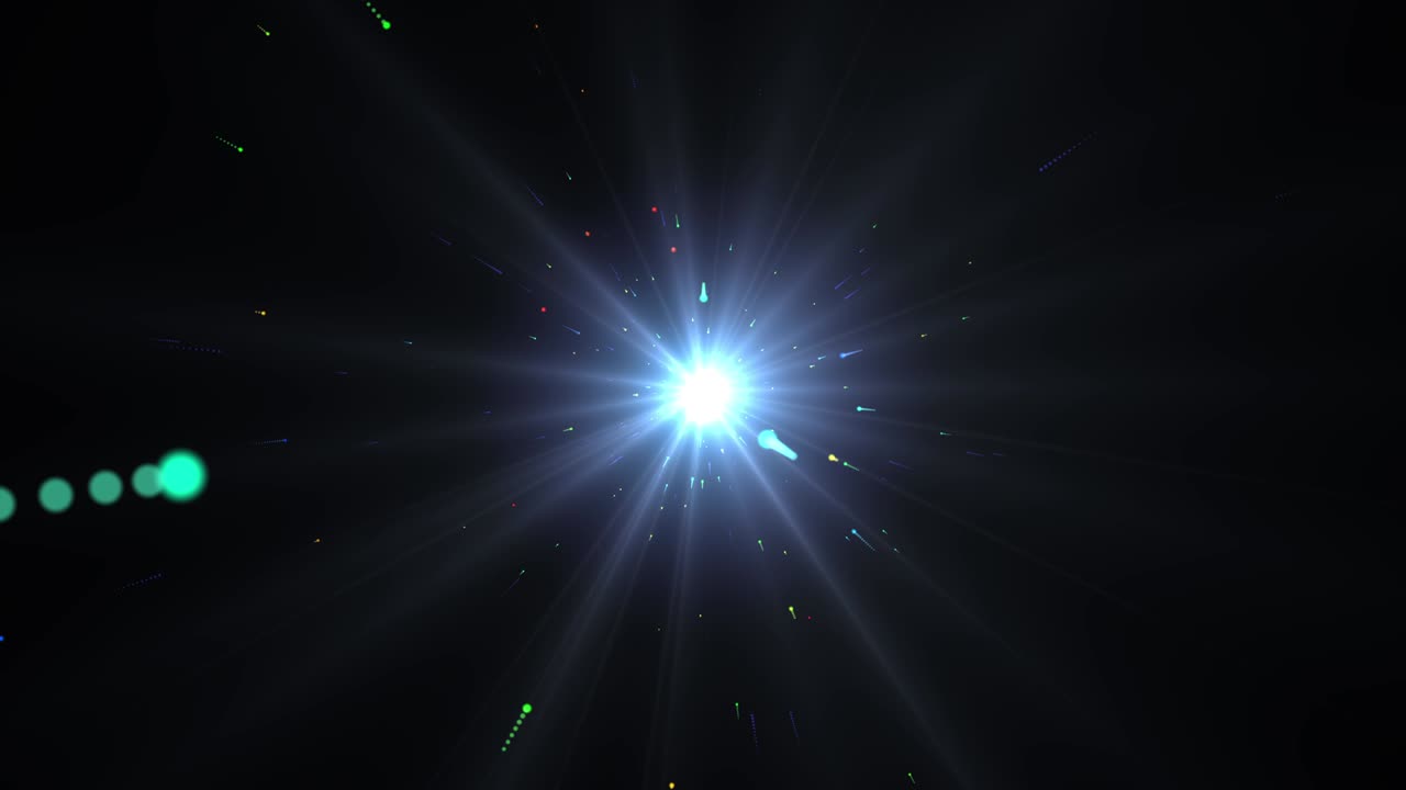 animación de rayos de gradientes dinámicos