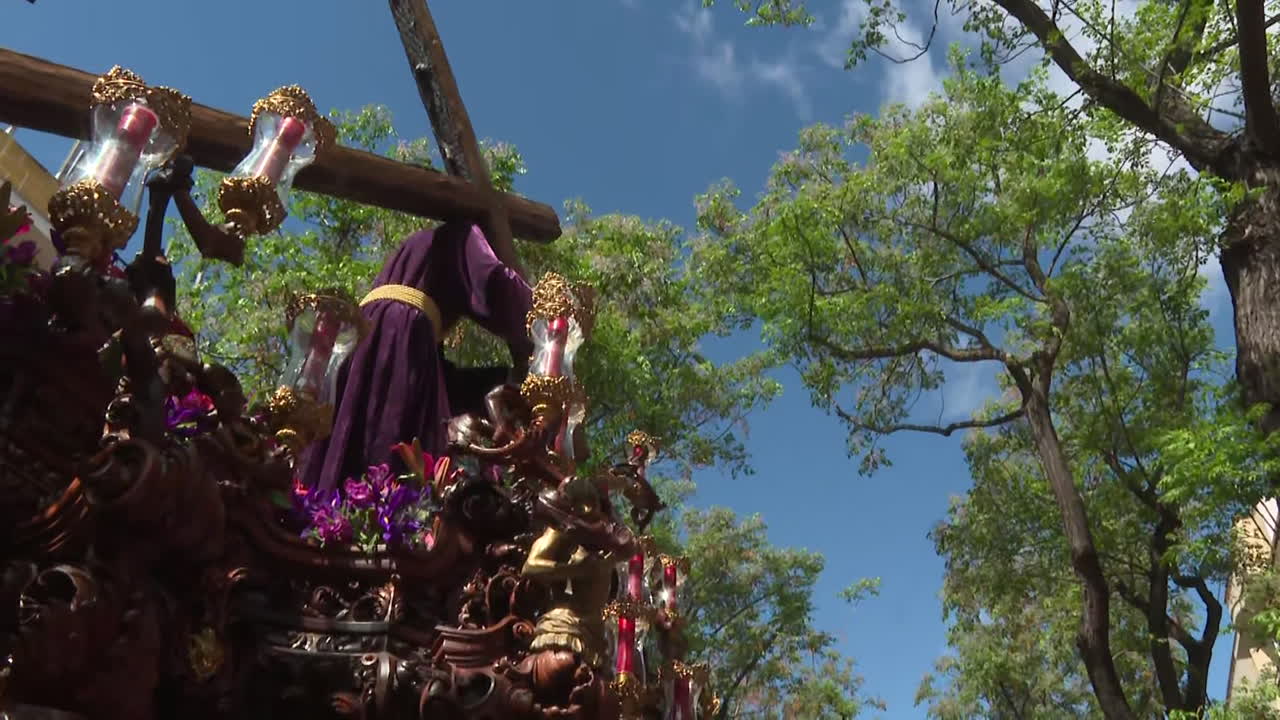 Religious Procession with a Cross