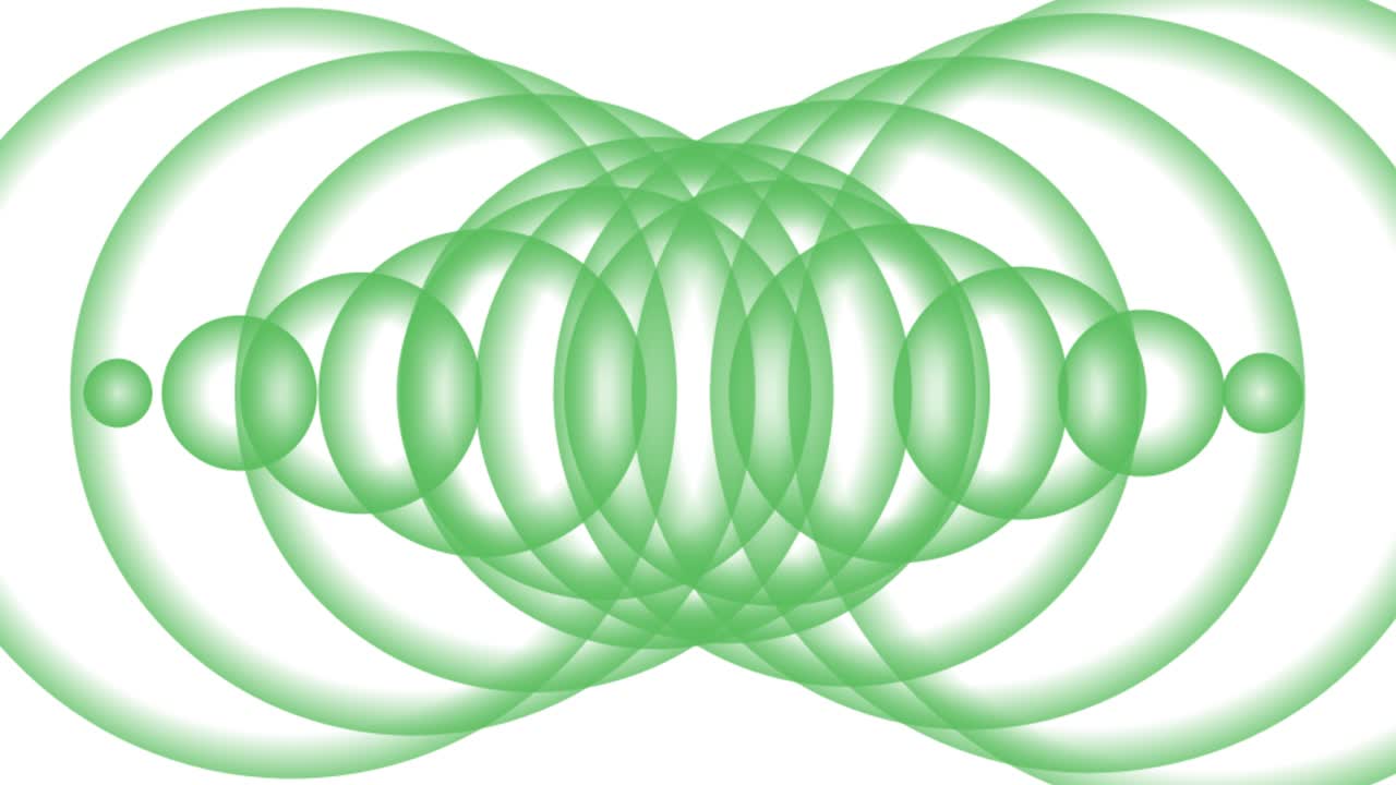 onda de sonido onda de fondo blanco forma animación gráficos de movimiento