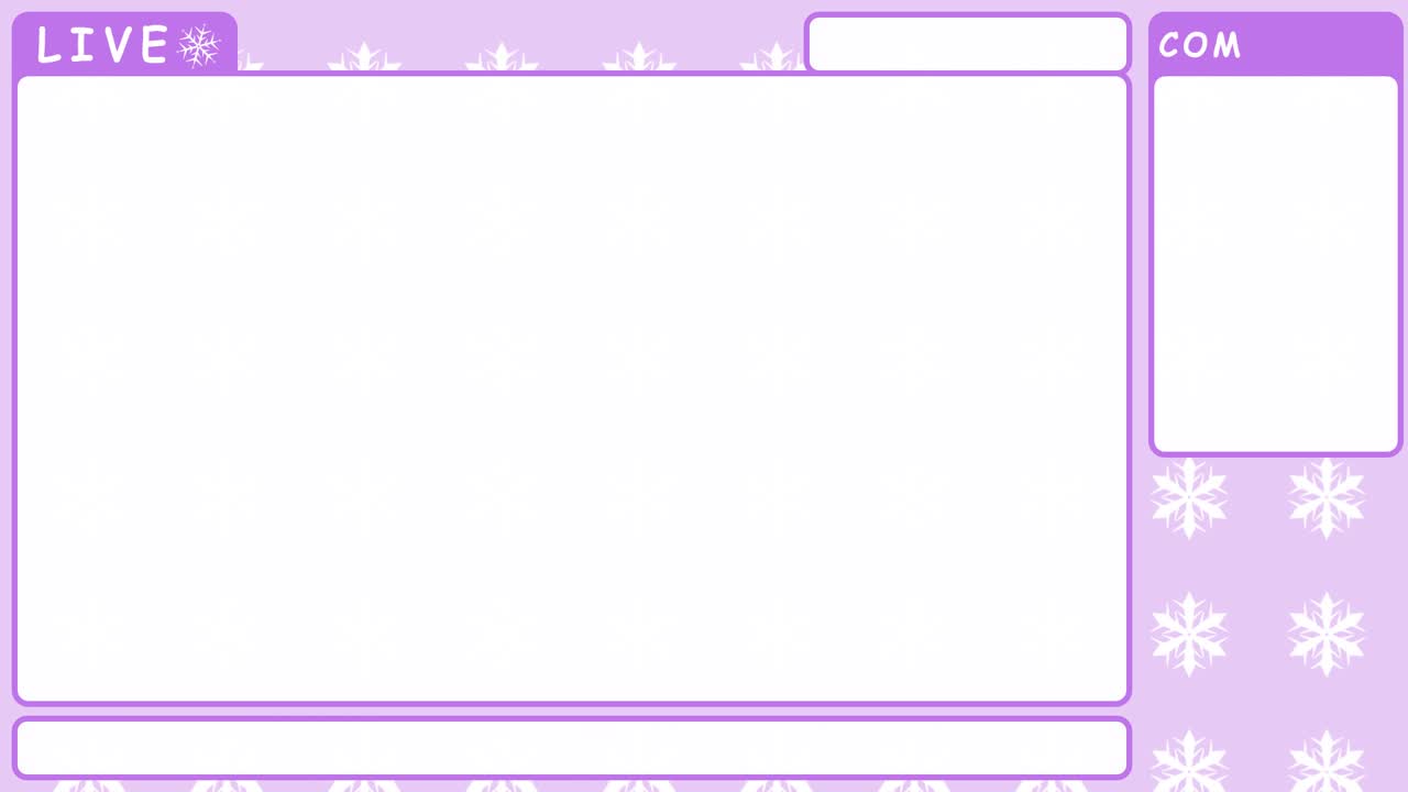 Simple snow crystal Looping streaming background. 1080p (3).mp4