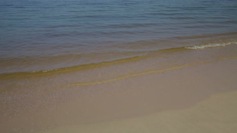 vista de cerca del agua de mar