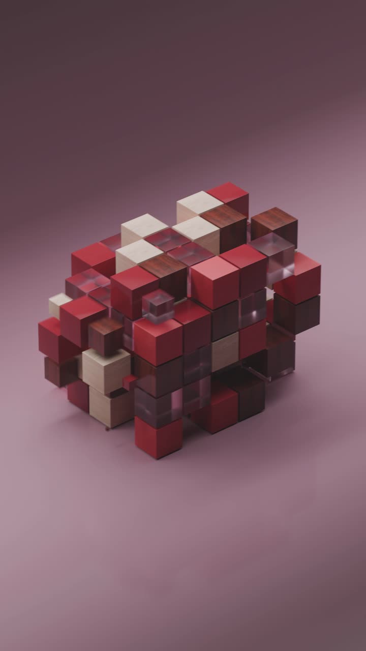 cubos geométricos abstractos