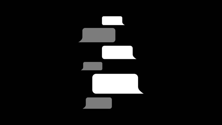 Chat Bubbles for Communication