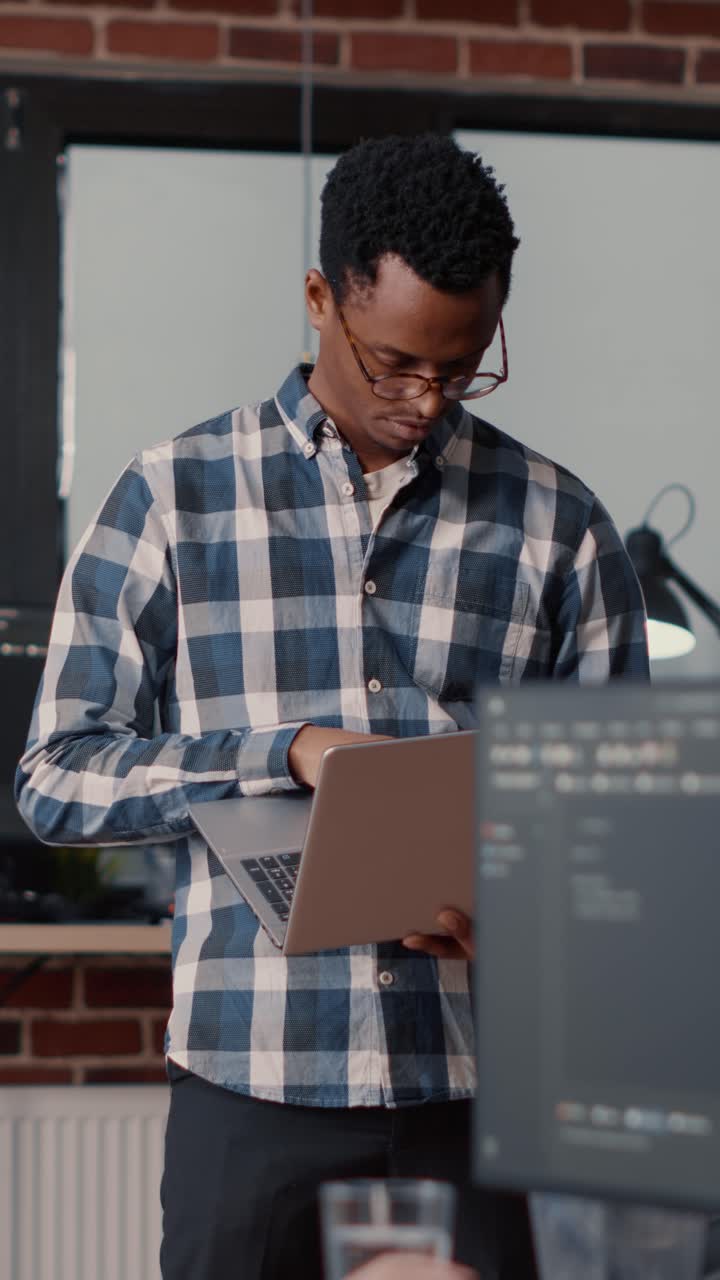 Developer with Laptop