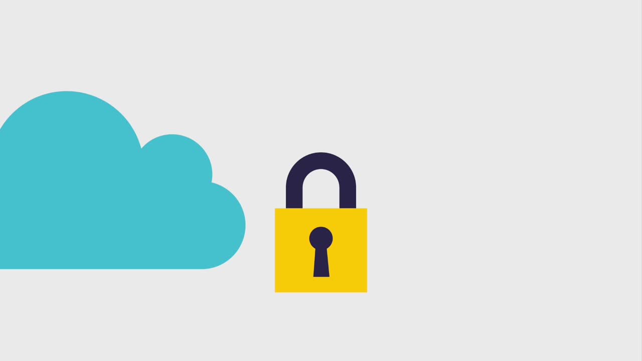 iconos de almacenamiento en la nube