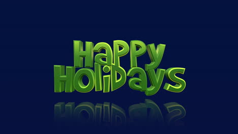 Cartoon-Happy-Holidays-cartoon-text-on-blue-gradient