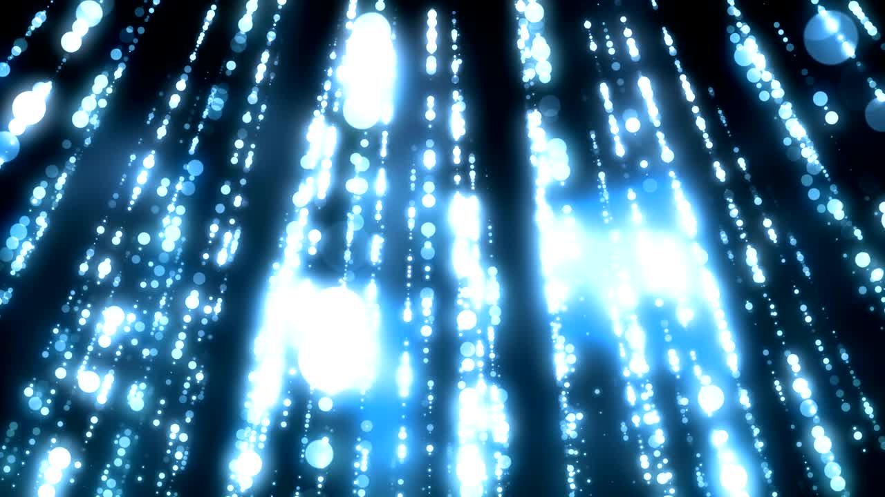 líneas verticales brillantes azules