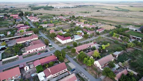 fast flyover of village section