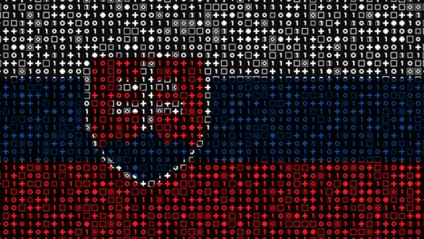 digital slovakian flag animation