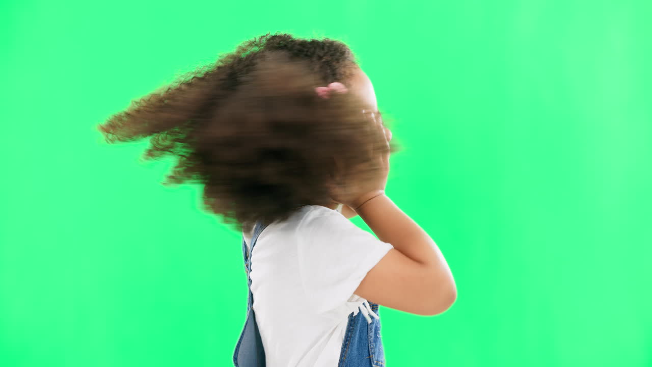 흥분, 환호와 소녀 머리를 흔들어