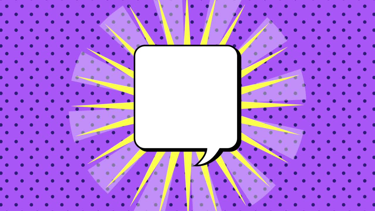 animación de arte pop en hd