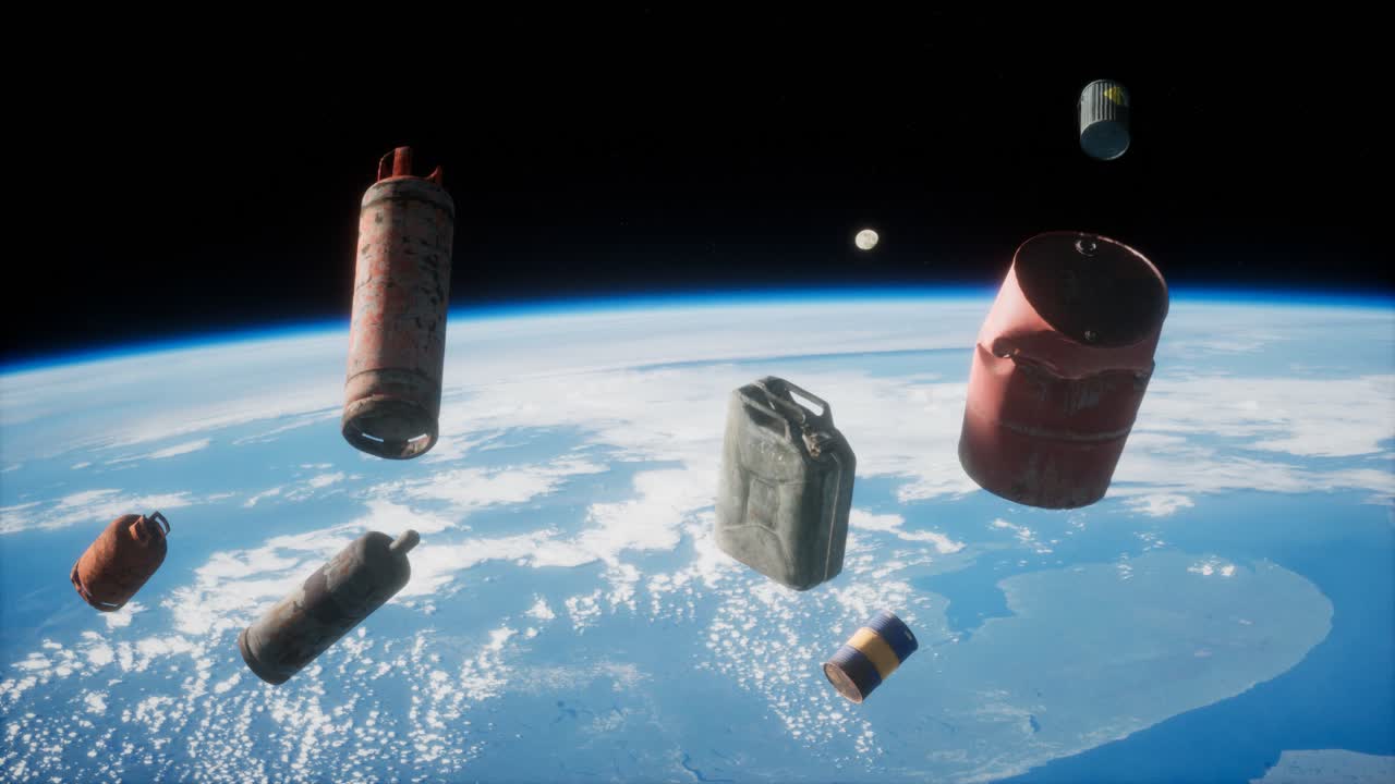 지구와 우주 대기의 오염