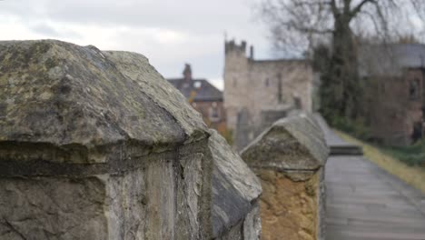 york walls rack focus to mickle gate