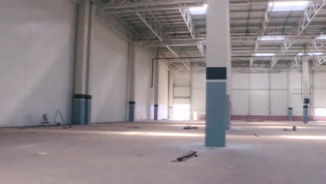 empty industrial warehouse