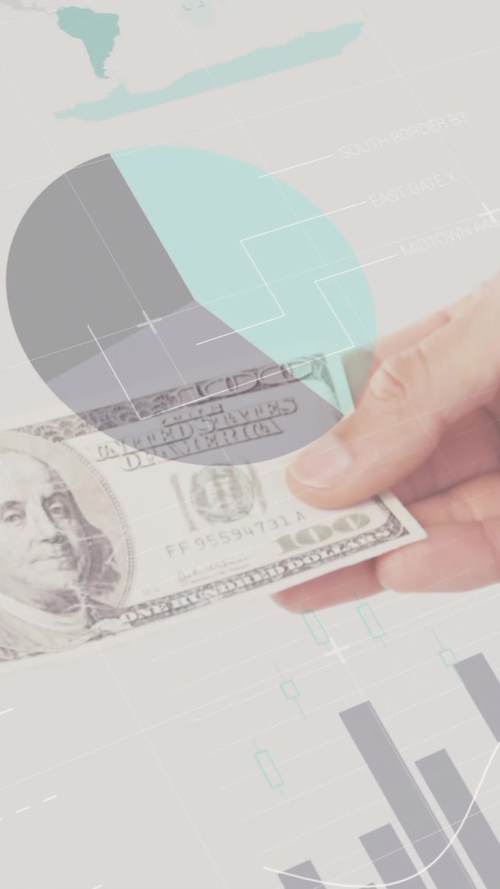 Nota de dólar e estatísticas 4k