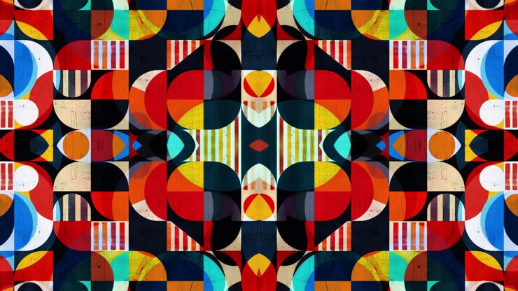 geometric background wallpaper made with AI