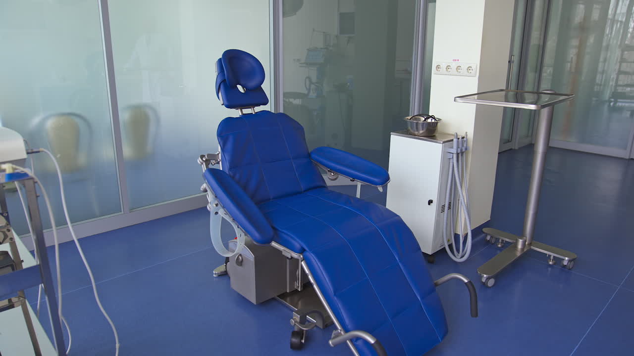 Medical Examination Chair in a Modern Clinic