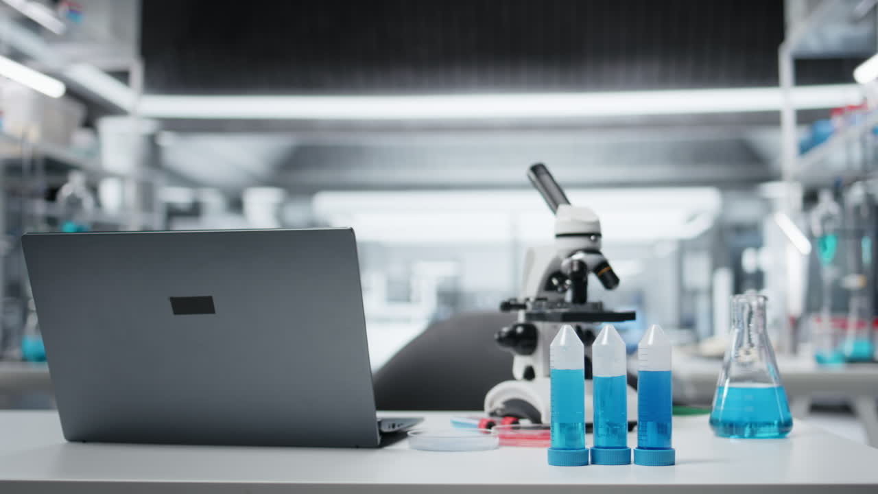 Scientific gear in research facility used for complex experiments