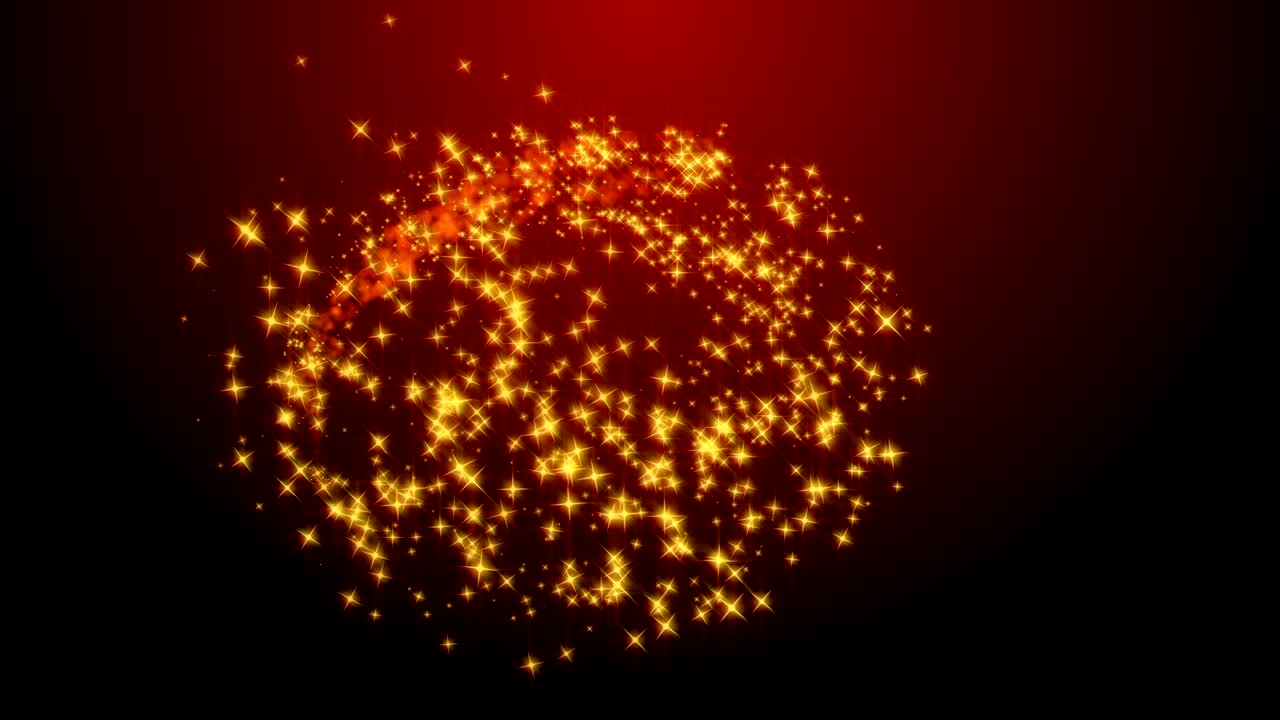 추상적인 반이는 별 배경 (루프)