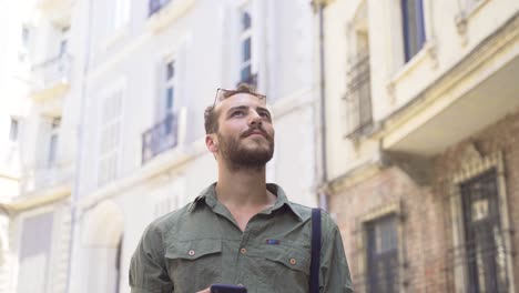 Young-man-walking-on-the-street.